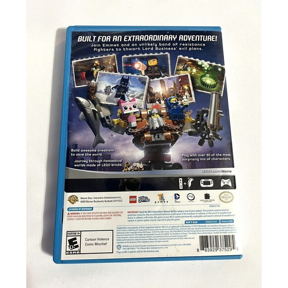 The LEGO Movie Videogame (Nintendo Wii U, 2014) Complete with Manual Tested - Picture 2 of 9